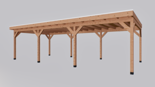 Douglas overkapping, 402 x 864 cm Verando, Pure